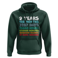 9 Year Old Bday Hoodie Son Boy 9yr 9th Birthday Gifts