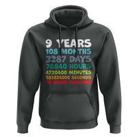 9 Year Old Bday Hoodie Son Boy 9yr 9th Birthday Gifts