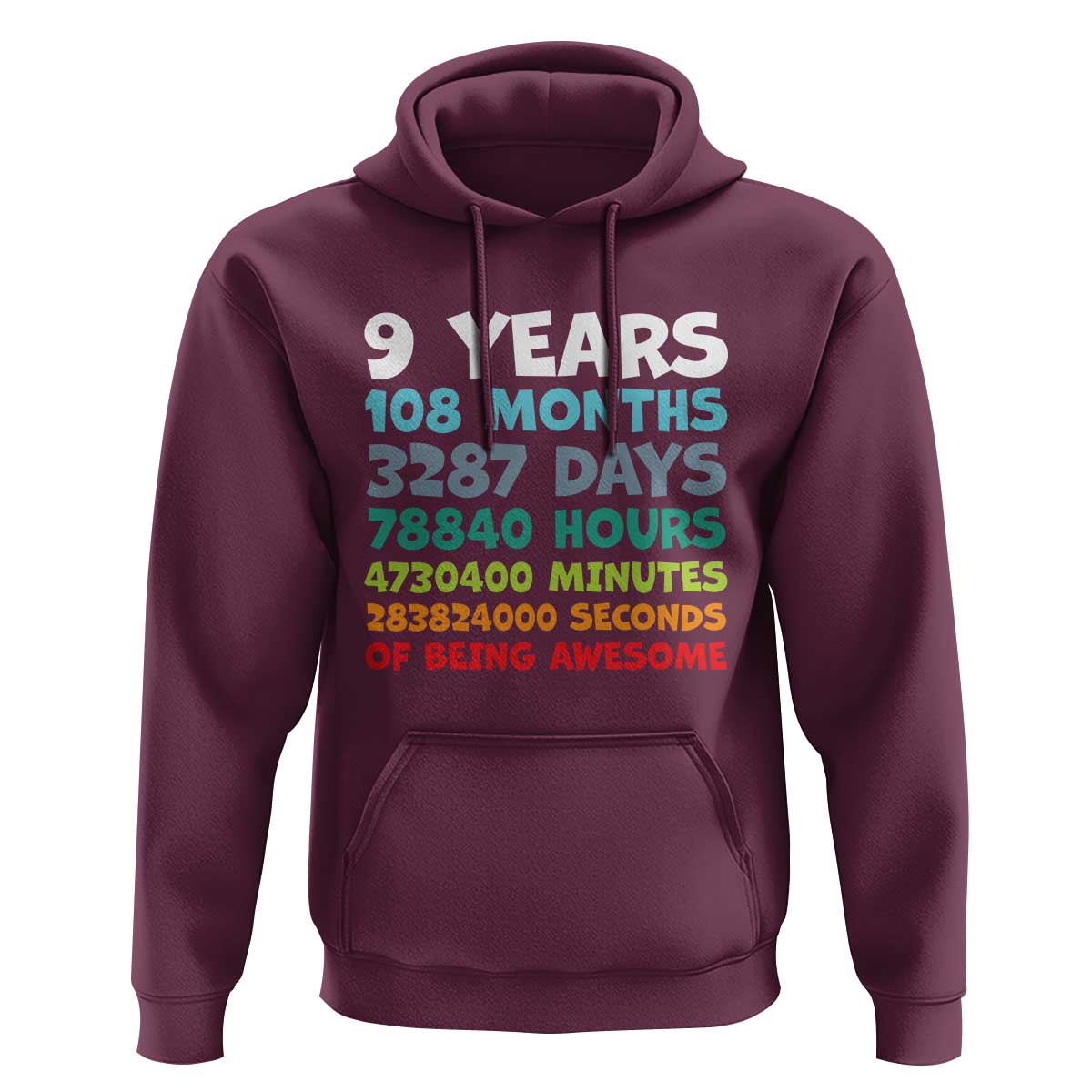9 Year Old Bday Hoodie Son Boy 9yr 9th Birthday Gifts