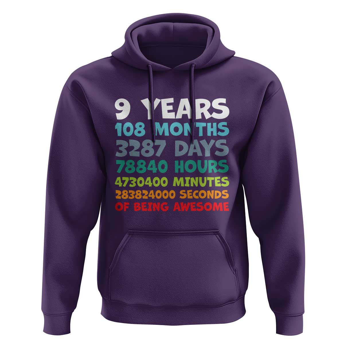 9 Year Old Bday Hoodie Son Boy 9yr 9th Birthday Gifts