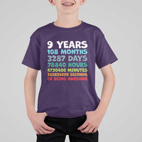 9 Year Old Bday T Shirt For Kid Son Boy 9yr 9th Birthday Gifts