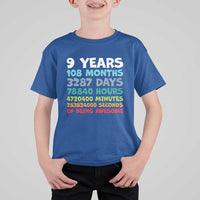 9 Year Old Bday T Shirt For Kid Son Boy 9yr 9th Birthday Gifts