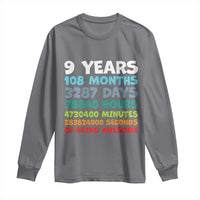 9 Year Old Bday Long Sleeve Shirt Son Boy 9yr 9th Birthday Gifts