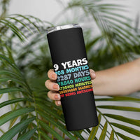 9 Year Old Bday Skinny Tumbler Son Boy 9yr 9th Birthday Gifts