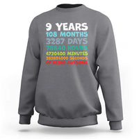 9 Year Old Bday Sweatshirt Son Boy 9yr 9th Birthday Gifts
