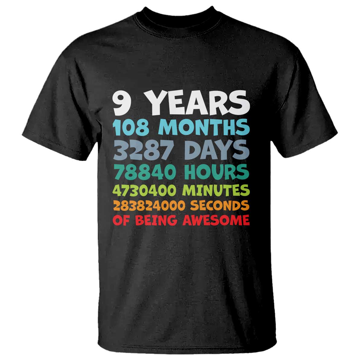 9 Year Old Bday T Shirt Son Boy 9yr 9th Birthday Gifts