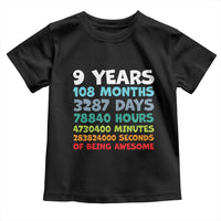 9 Year Old Bday Toddler T Shirt Son Boy 9yr 9th Birthday Gifts