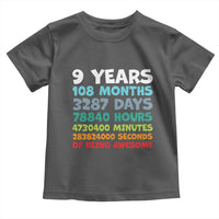 9 Year Old Bday Toddler T Shirt Son Boy 9yr 9th Birthday Gifts