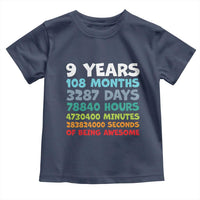 9 Year Old Bday Toddler T Shirt Son Boy 9yr 9th Birthday Gifts