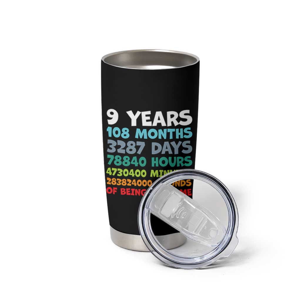 9 Year Old Bday Tumbler Cup Son Boy 9yr 9th Birthday Gifts