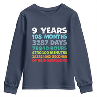 9 Year Old Bday Youth Sweatshirt Son Boy 9yr 9th Birthday Gifts