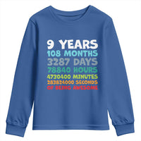 9 Year Old Bday Youth Sweatshirt Son Boy 9yr 9th Birthday Gifts