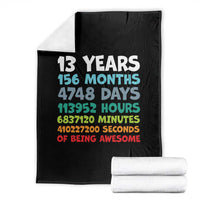 13th Birthday Throw Blanket 13 Year Old Bday Gifts Son Boy 13yr