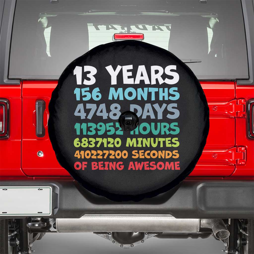 13th Birthday Spare Tire Cover 13 Year Old Bday Gifts Son Boy 13yr