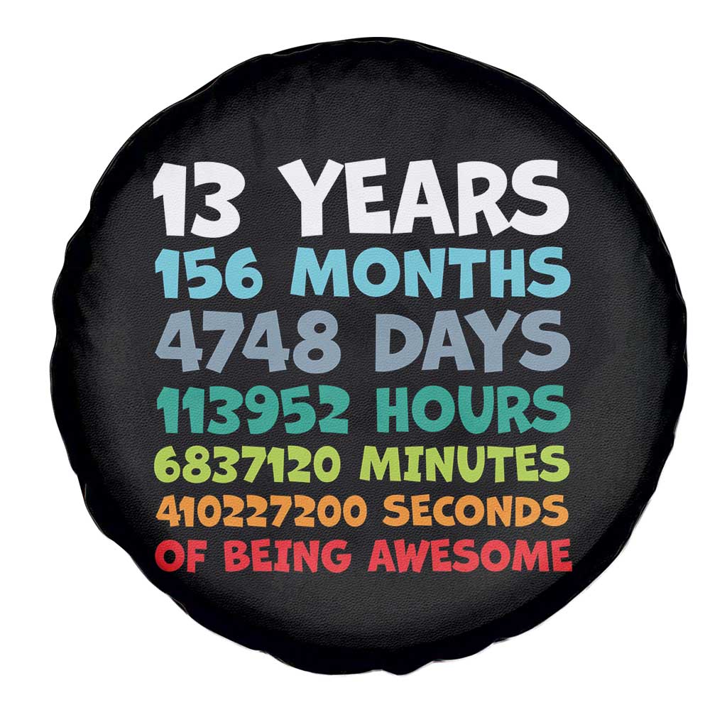 13th Birthday Spare Tire Cover 13 Year Old Bday Gifts Son Boy 13yr