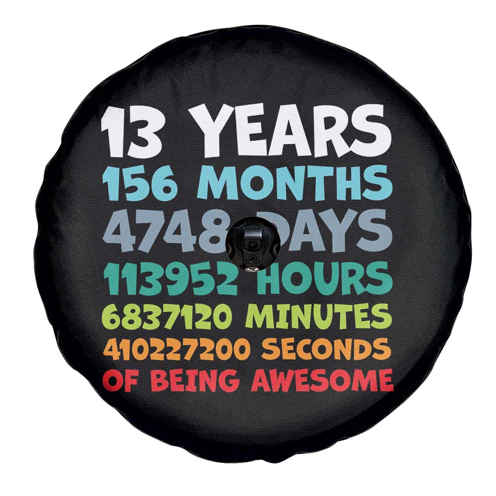 13th Birthday Spare Tire Cover 13 Year Old Bday Gifts Son Boy 13yr
