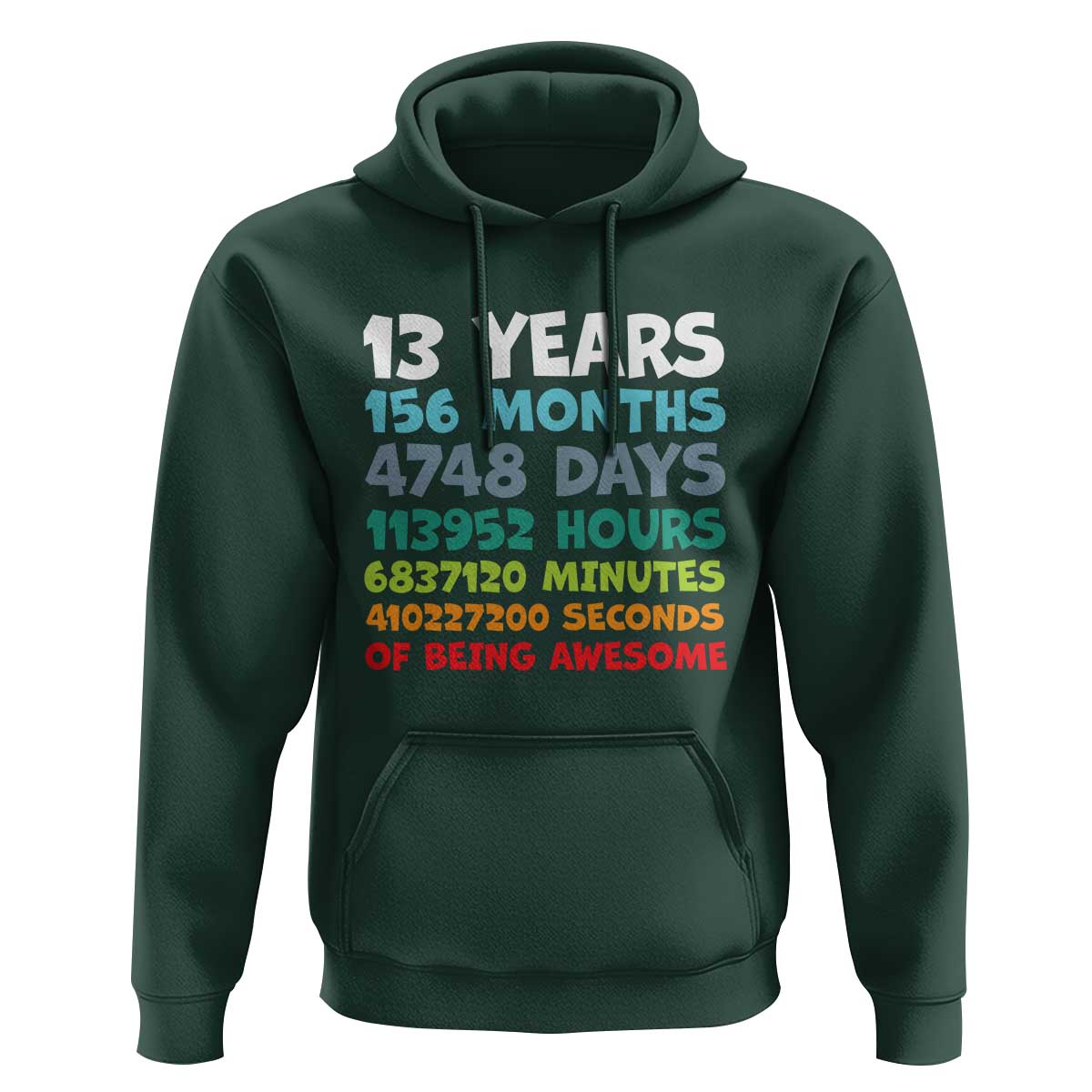 13th Birthday Hoodie 13 Year Old Bday Gifts Son Boy 13yr