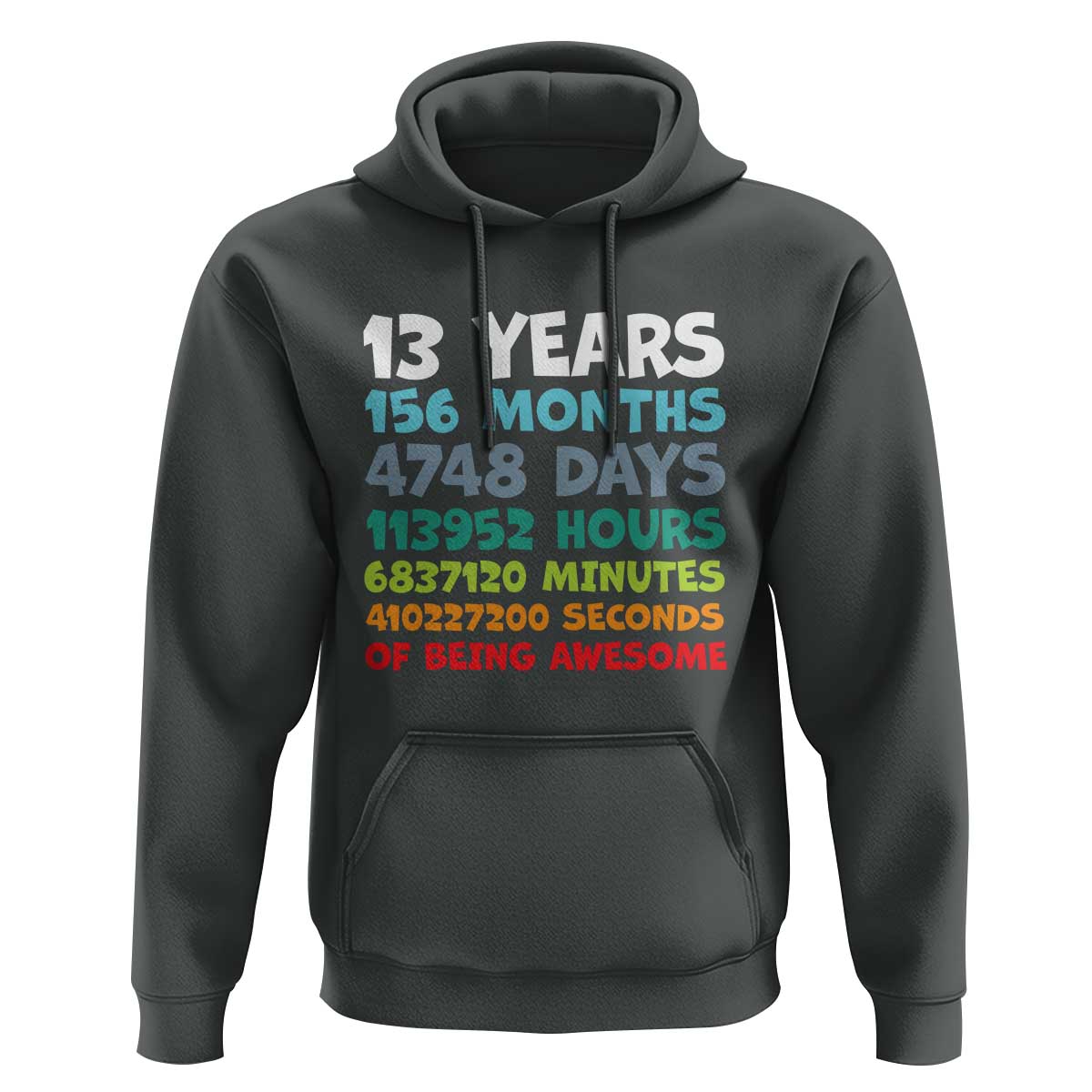 13th Birthday Hoodie 13 Year Old Bday Gifts Son Boy 13yr