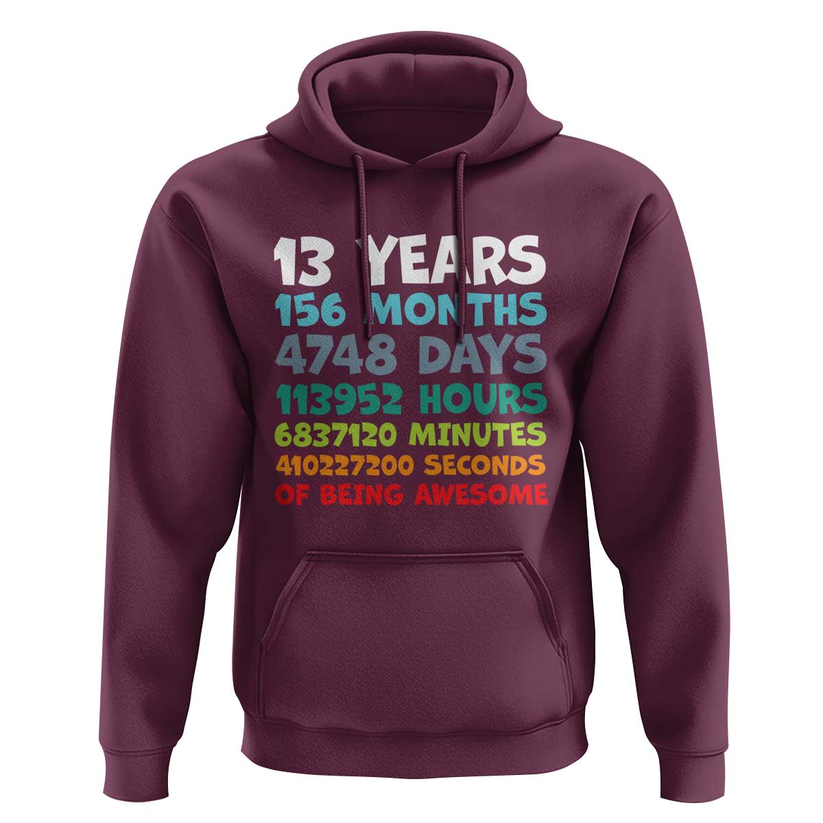 13th Birthday Hoodie 13 Year Old Bday Gifts Son Boy 13yr