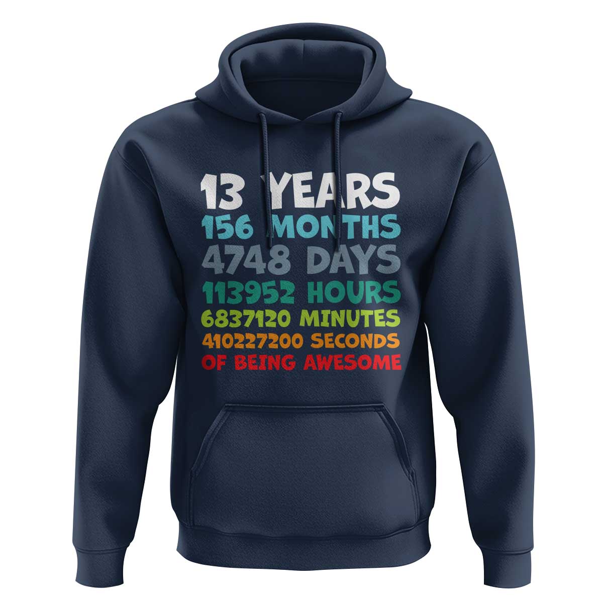 13th Birthday Hoodie 13 Year Old Bday Gifts Son Boy 13yr