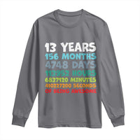 13th Birthday Long Sleeve Shirt 13 Year Old Bday Gifts Son Boy 13yr