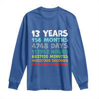 13th Birthday Long Sleeve Shirt 13 Year Old Bday Gifts Son Boy 13yr