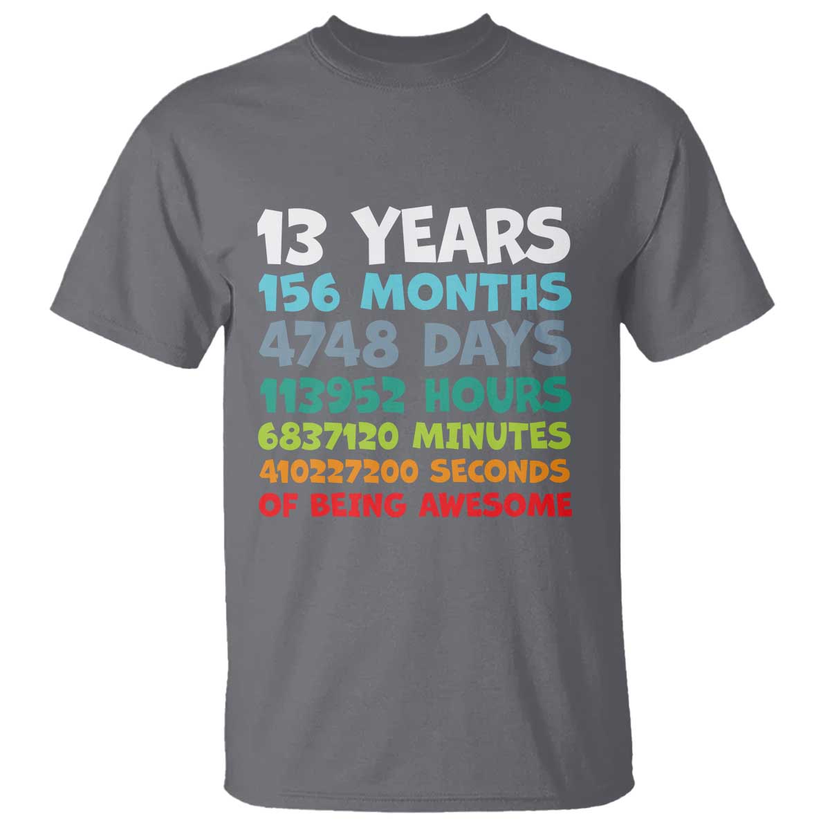 13th Birthday T Shirt 13 Year Old Bday Gifts Son Boy 13yr