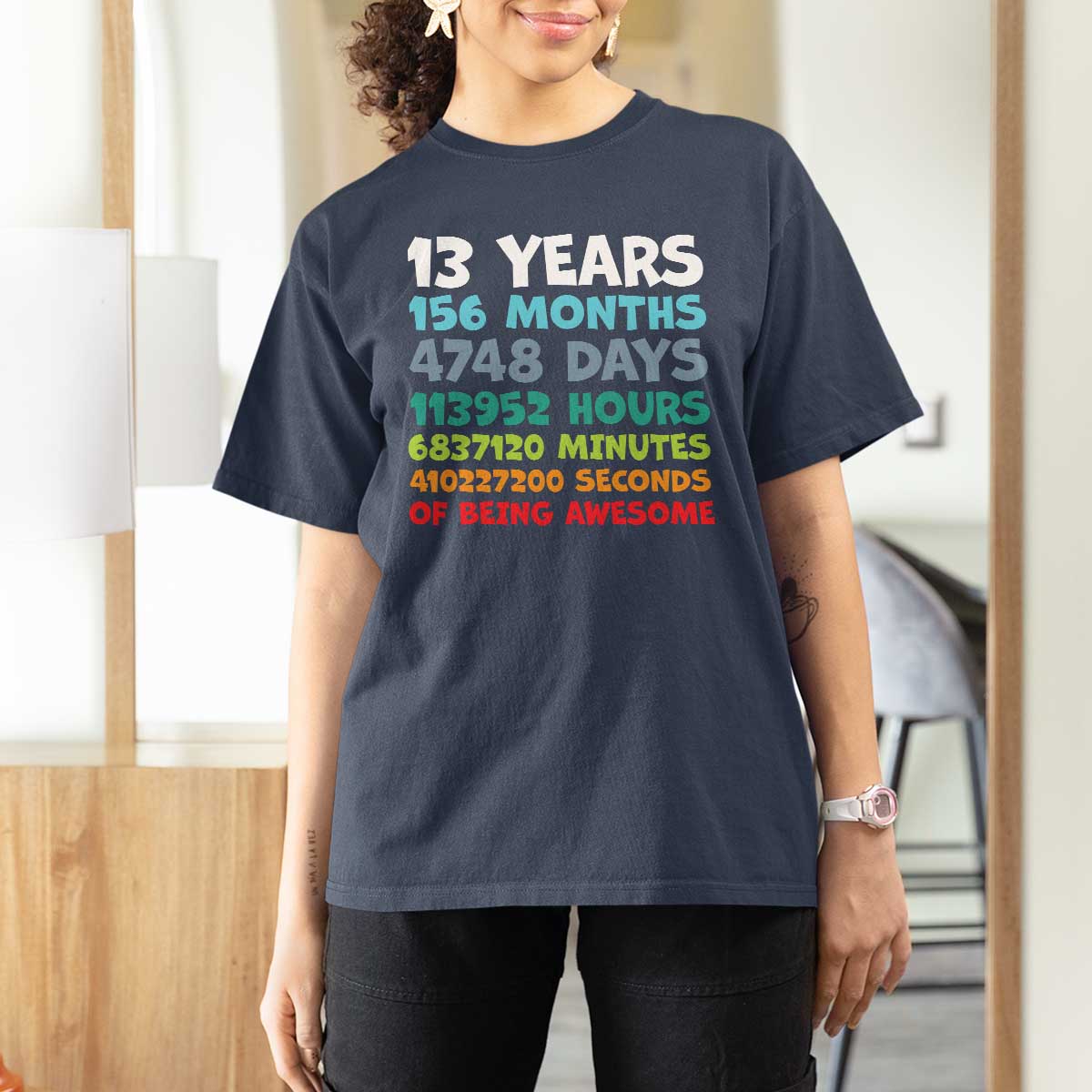 13th Birthday T Shirt For Women 13 Year Old Bday Gifts Son Boy 13yr