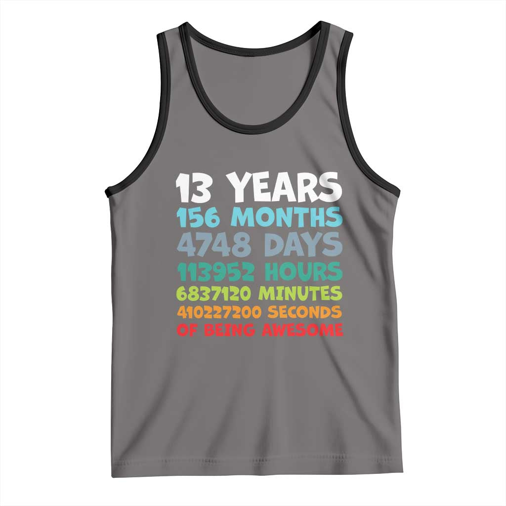 13th Birthday Tank Top 13 Year Old Bday Gifts Son Boy 13yr