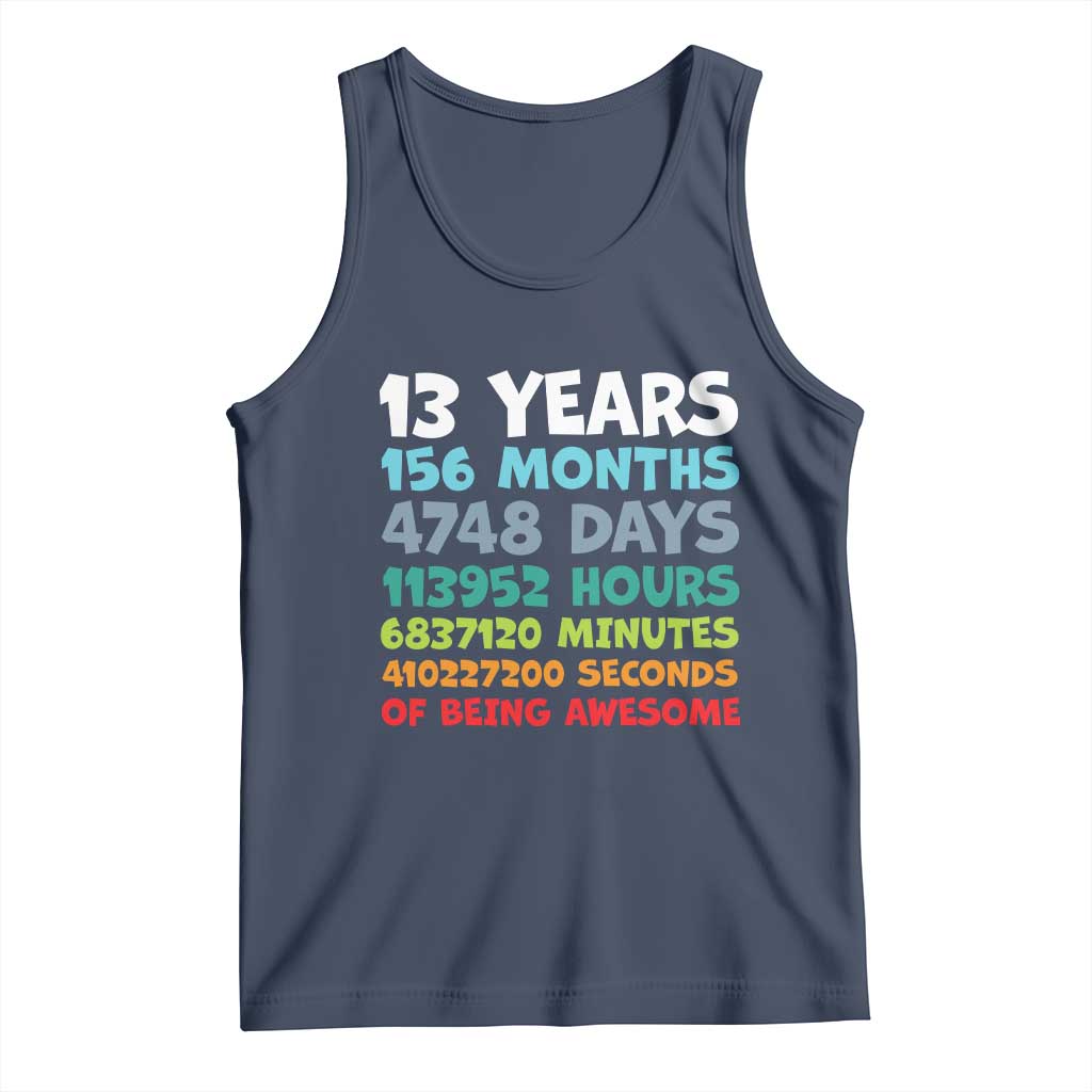13th Birthday Tank Top 13 Year Old Bday Gifts Son Boy 13yr