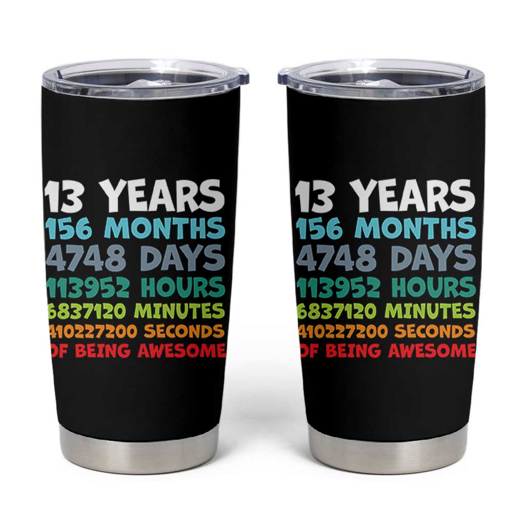13th Birthday Tumbler Cup 13 Year Old Bday Gifts Son Boy 13yr