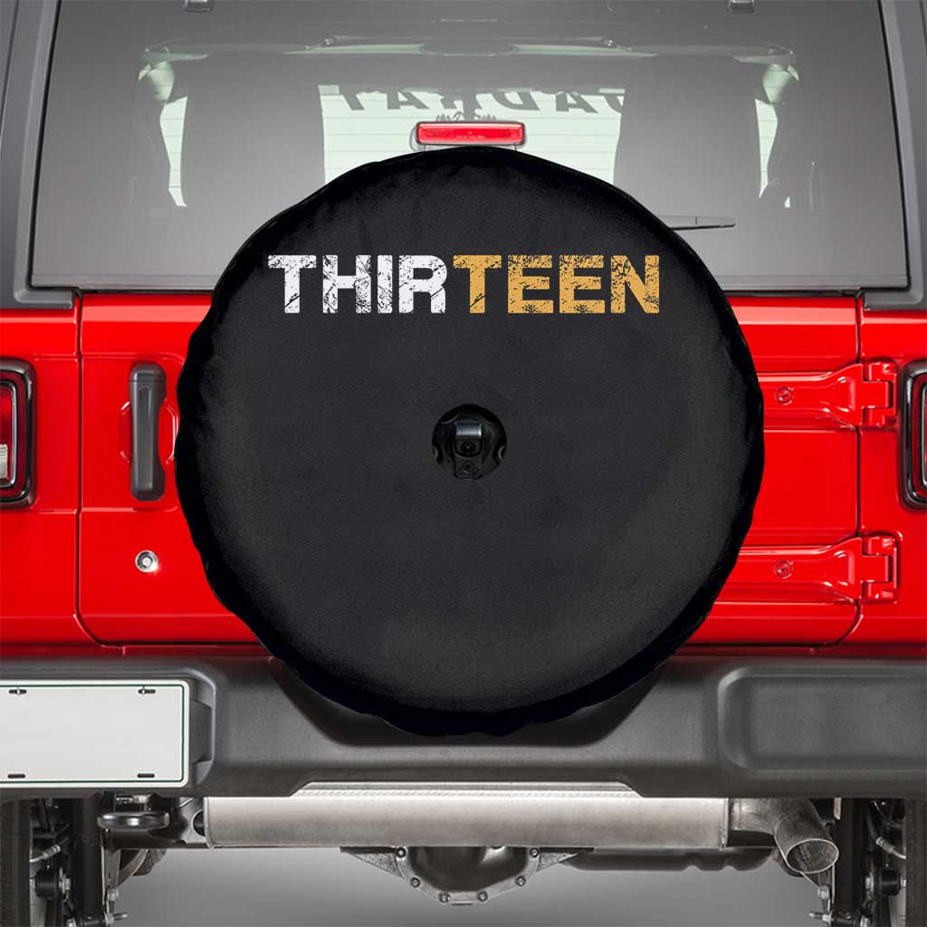 13th Birthday Spare Tire Cover Thirteen Teen 13 Year Old Official Teenager Gifts