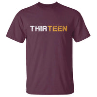 13th Birthday T Shirt Thirteen Teen 13 Year Old Official Teenager Gifts