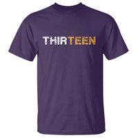 13th Birthday T Shirt Thirteen Teen 13 Year Old Official Teenager Gifts