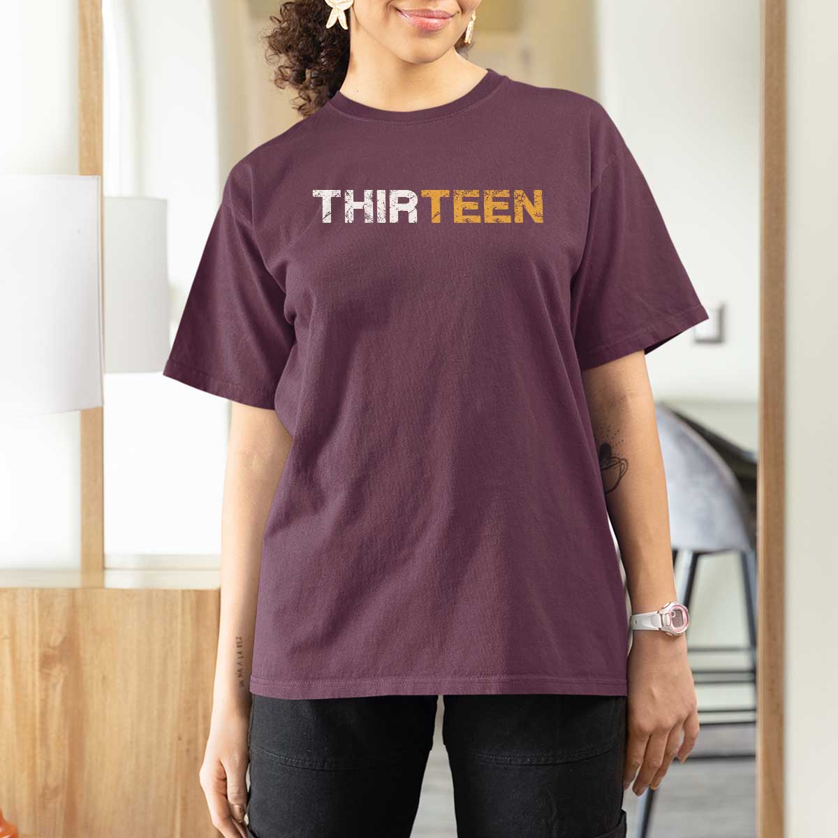 13th Birthday T Shirt For Women Thirteen Teen 13 Year Old Official Teenager Gifts