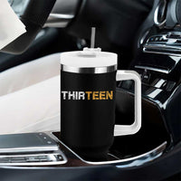 13th Birthday Tumbler With Handle Thirteen Teen 13 Year Old Official Teenager Gifts