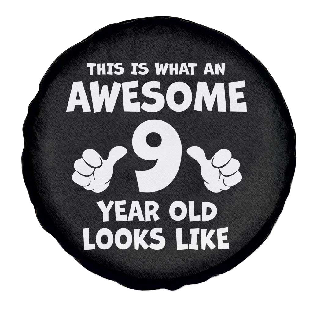 9th Birthday Gifts Spare Tire Cover Awesome 9 Year Old Bday Son Boy Girl 9yr