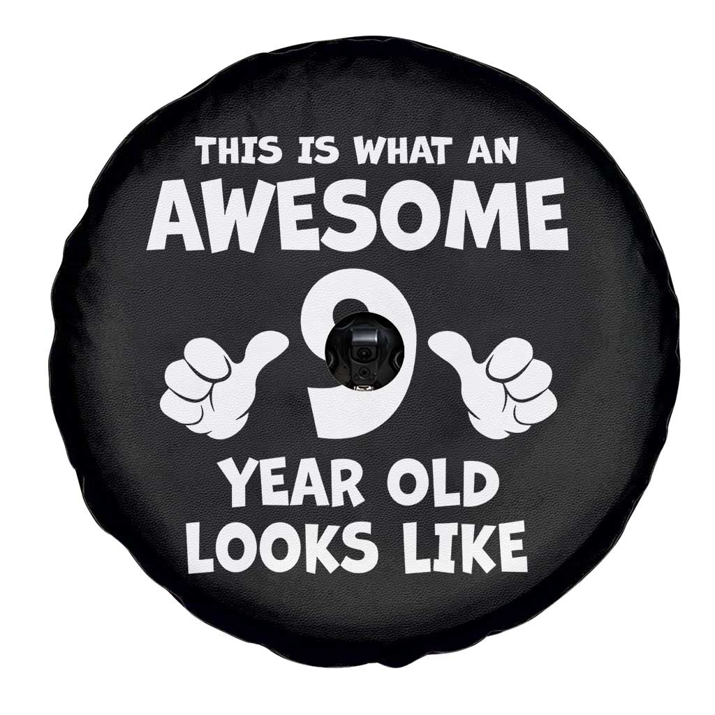 9th Birthday Gifts Spare Tire Cover Awesome 9 Year Old Bday Son Boy Girl 9yr