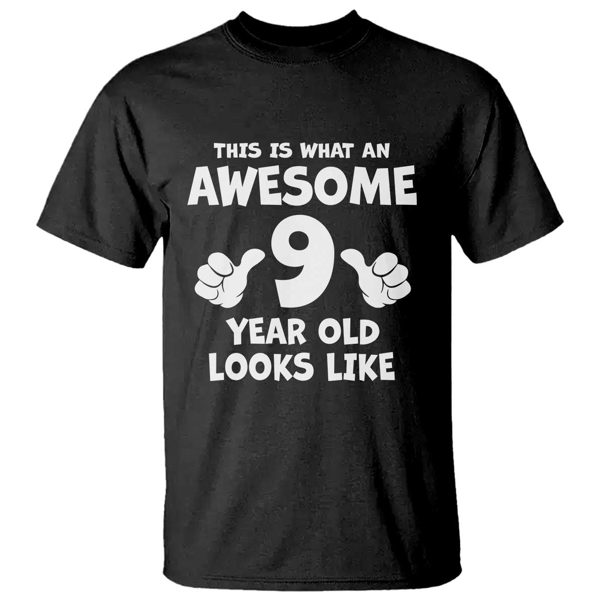 9th Birthday Gifts T Shirt Awesome 9 Year Old Bday Son Boy Girl 9yr