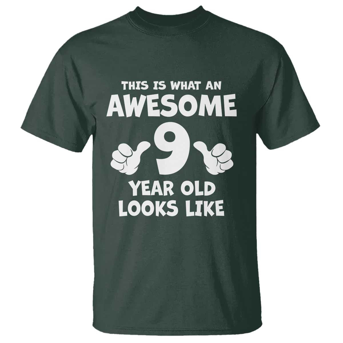 9th Birthday Gifts T Shirt Awesome 9 Year Old Bday Son Boy Girl 9yr