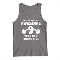 9th Birthday Gifts Tank Top Awesome 9 Year Old Bday Son Boy Girl 9yr