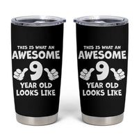 9th Birthday Gifts Tumbler Cup Awesome 9 Year Old Bday Son Boy Girl 9yr