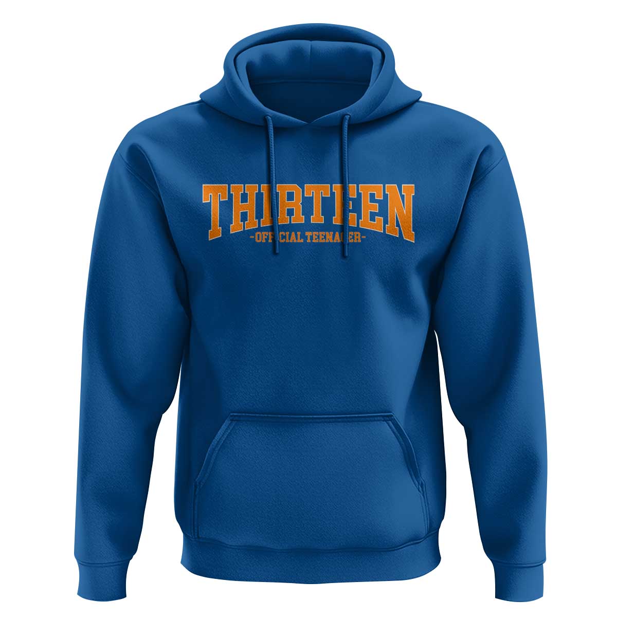 Thirteen Official Teenager Hoodie Vintage Retro Varsity 13th Birthday Gift Teen Girl