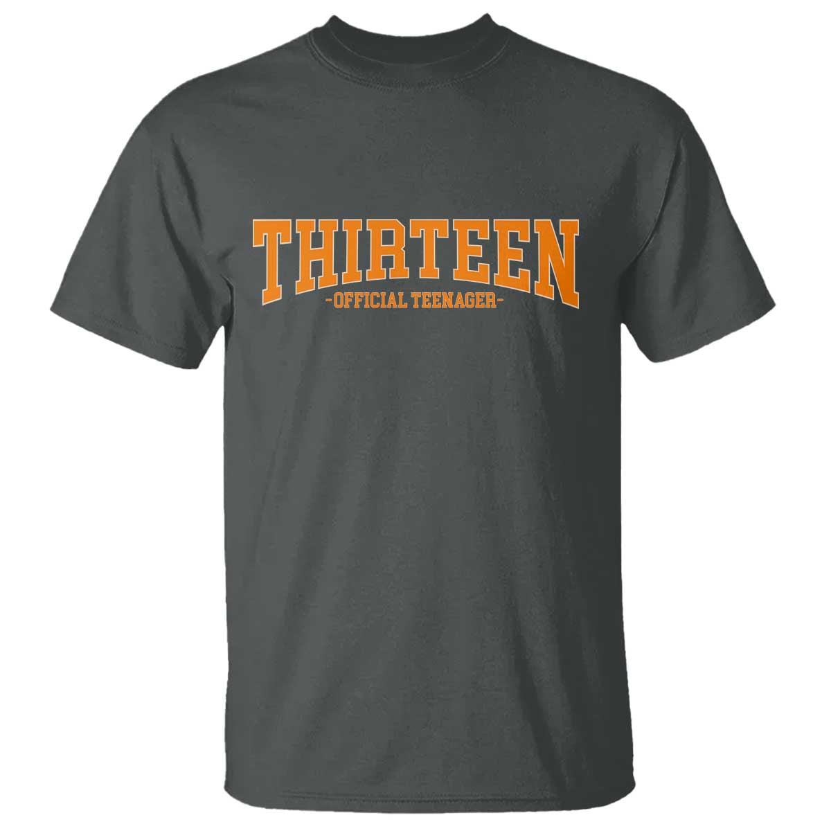 Thirteen Official Teenager T Shirt Vintage Retro Varsity 13th Birthday Gift Teen Girl