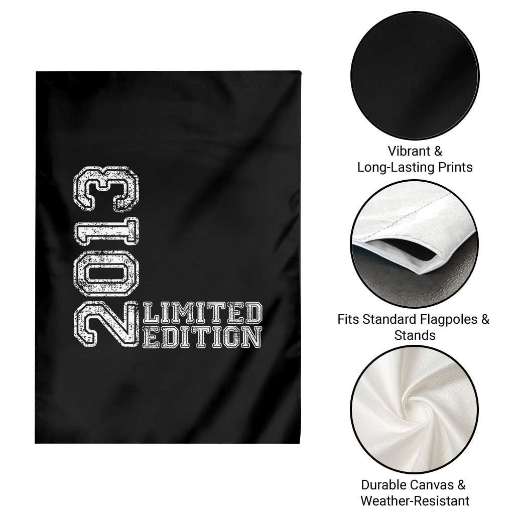 2013 Limited Edition Garden Flag Limited Edition 13th Birthday Boys Girl