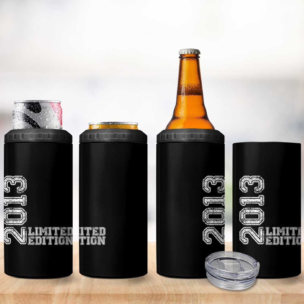 2013 Limited Edition 4 in 1 Can Cooler Tumbler Limited Edition 13th Birthday Boys Girl