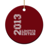 2013 Limited Edition Ceramic Ornament Limited Edition 13th Birthday Boys Girl