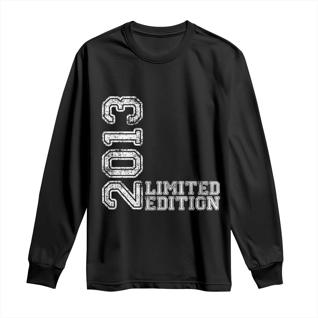 2013 Limited Edition Long Sleeve Shirt Limited Edition 13th Birthday Boys Girl