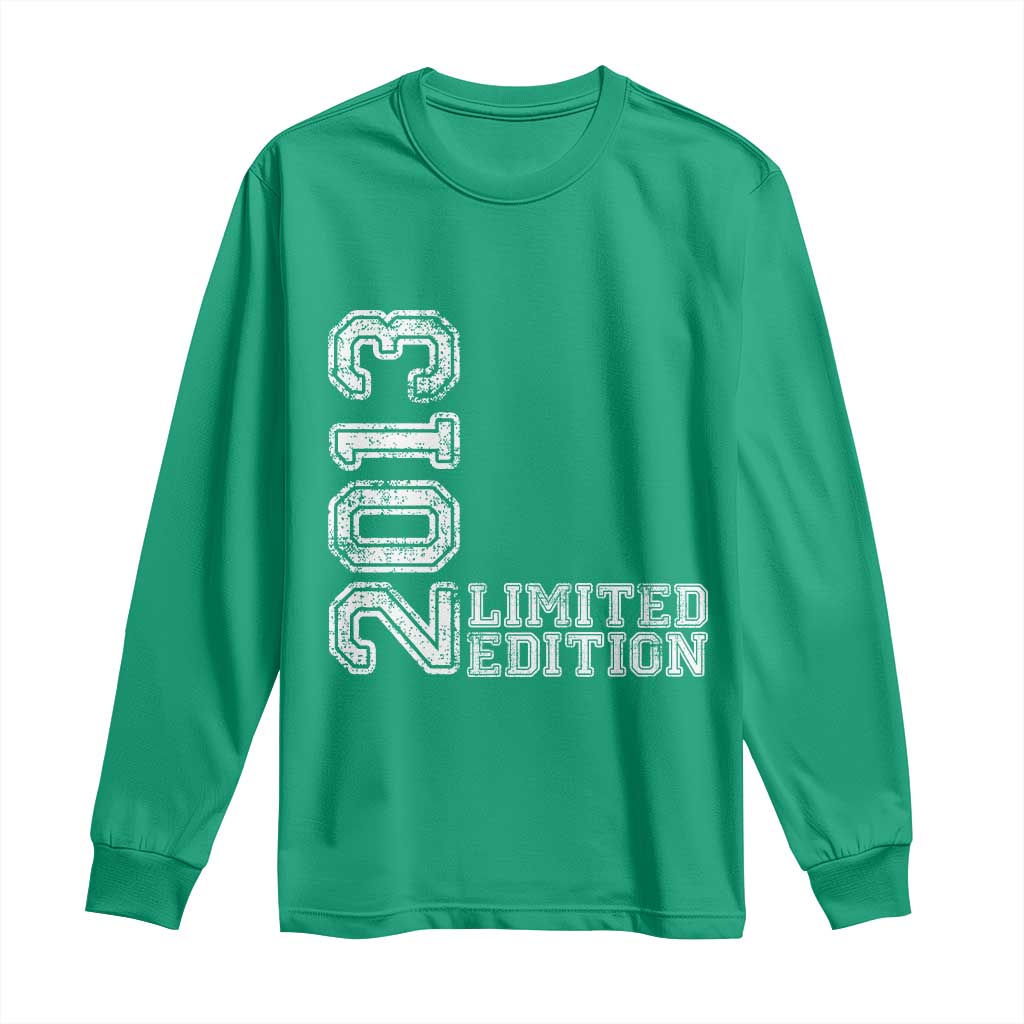 2013 Limited Edition Long Sleeve Shirt Limited Edition 13th Birthday Boys Girl
