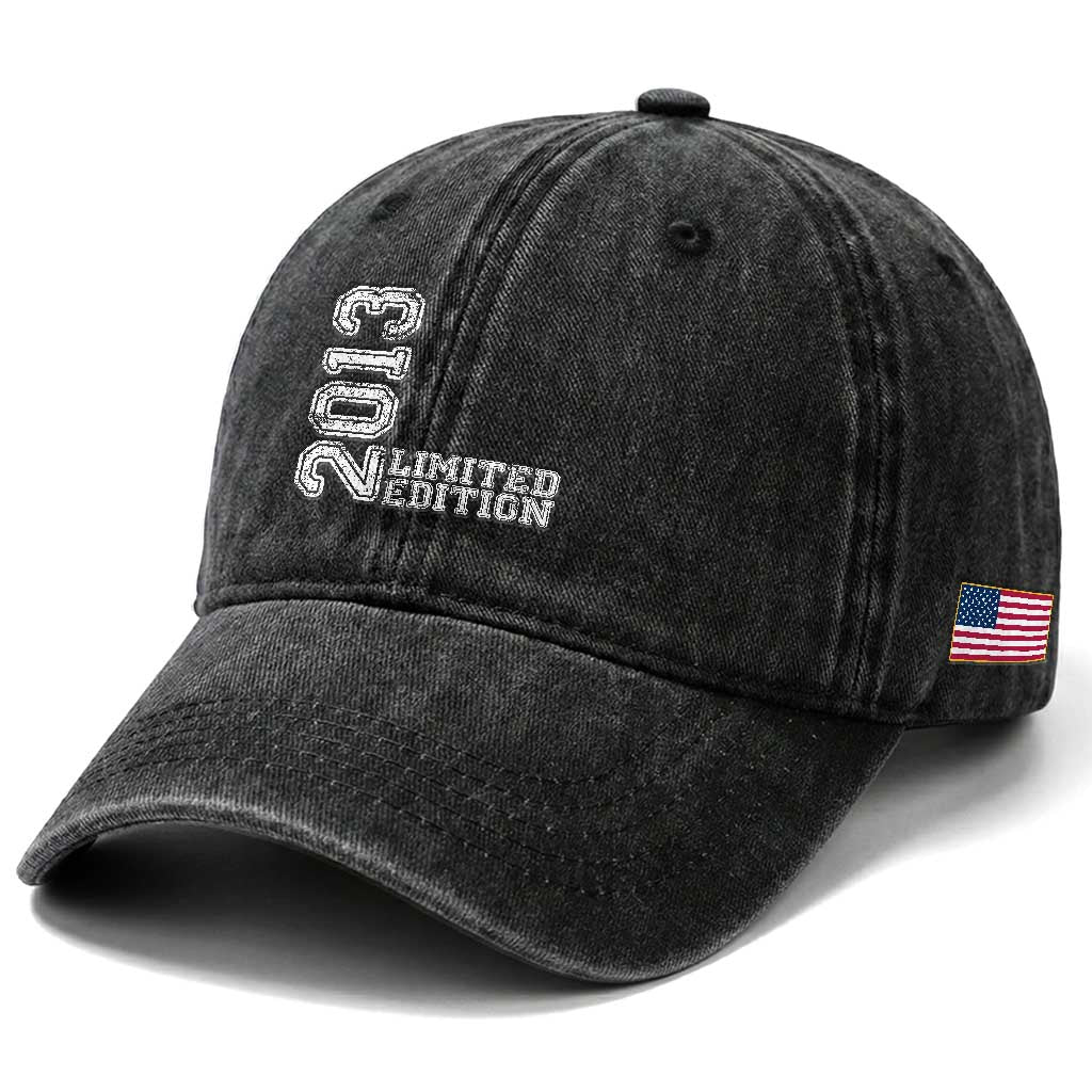 2013 Limited Edition Washed Cotton Baseball Cap Limited Edition 13th Birthday Boys Girl